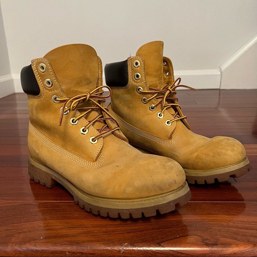 Timberland Tan Leather Boots